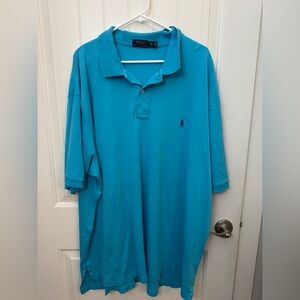 Ralph Lauren Men's Turquoise Polo Shirt size 3XL - D